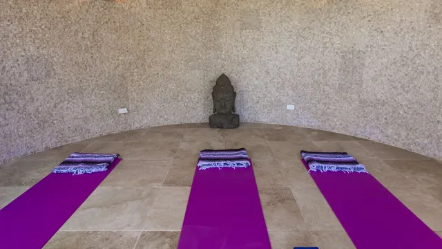 The yoga pavilion