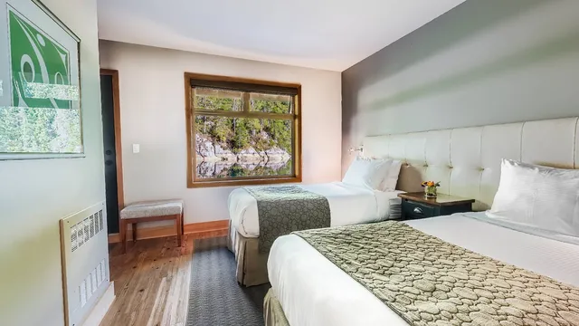 Guest room at Newton Cove Resort