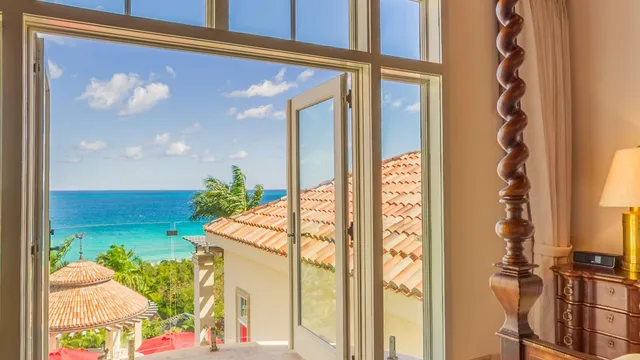 Joseph Penthouse Suite, looking out to the Caribbean
