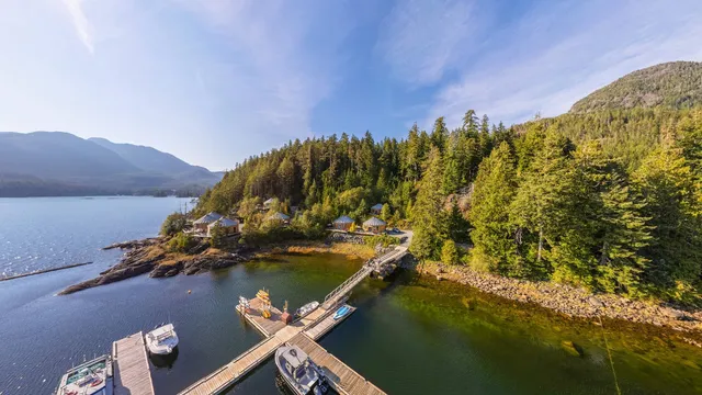 Moutcha Bay marina and dock