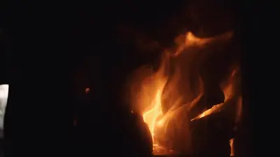 The campfire catching