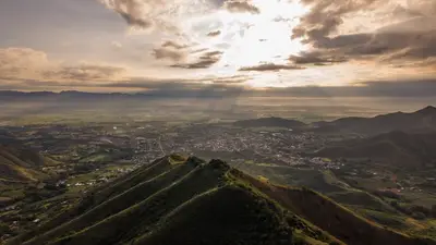 The ridges at dusk