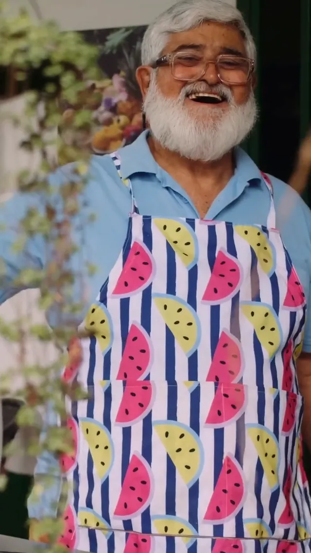 The cook at the ice cream parlour in the valley